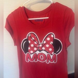Disney Red Minnie Mouse Bow T-Shirt